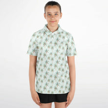 Load image into Gallery viewer, Festive Palms- Unisex Kids Polo Shirt