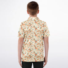 Load image into Gallery viewer, Orange Blossom- Kids Polo Shirt
