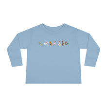 Load image into Gallery viewer, Christmas Fox Rain- Toddler Long Sleeve Tee
