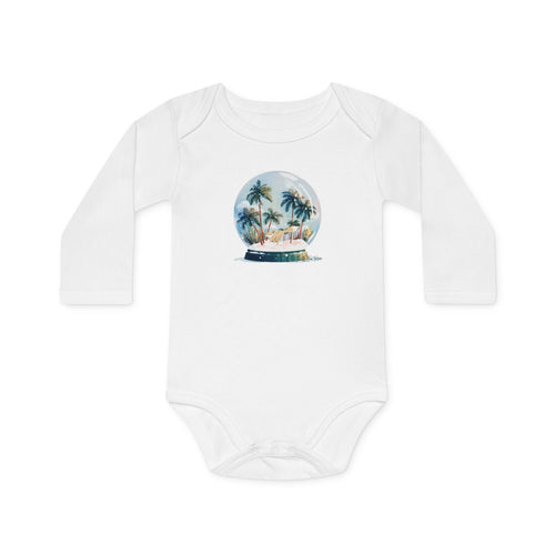 Baby Organic Bodysuit - Fox Snowglobe