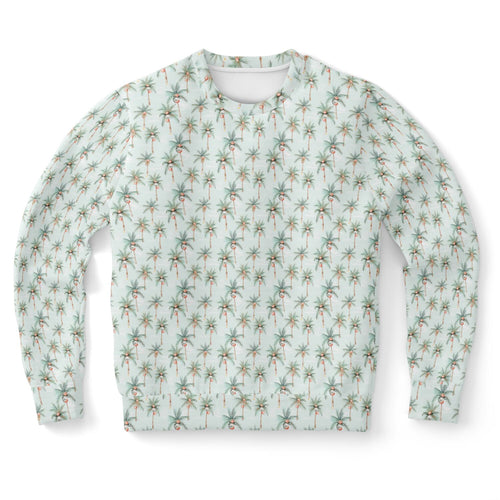 Festive Palms- Athletic Sweatshirt