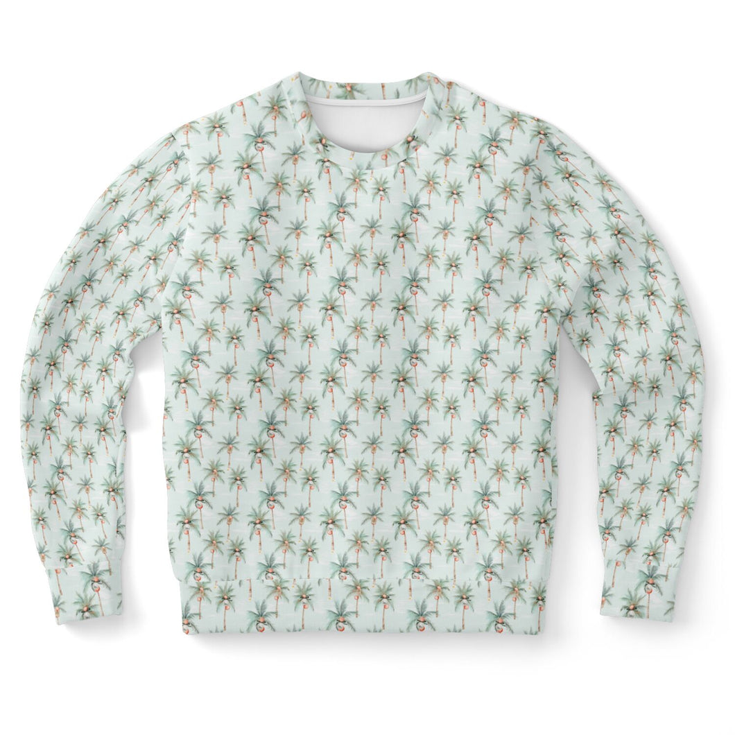 Festive Palms- Athletic Sweatshirt