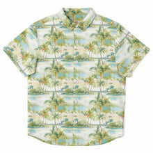 Load image into Gallery viewer, Palm Tree Breeze- Kids Short Sleeve Button Down Shirt
