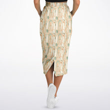 Load image into Gallery viewer, Paste Art Deco- Athletic Long Pocket Skirt