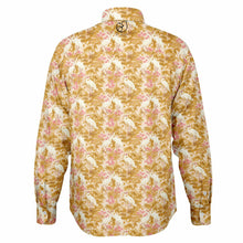 Load image into Gallery viewer, Long Sleeve Button Down Shirt - Rosette Cranes