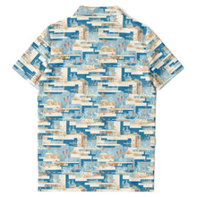 Load image into Gallery viewer, Mid Mod Blue- Kids Polo Shirt