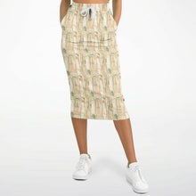 Load image into Gallery viewer, Paste Art Deco- Athletic Long Pocket Skirt