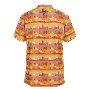 Mens Blade Collar Polo - Miami Sol