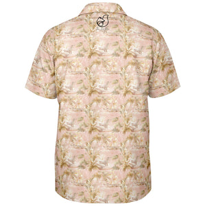 Spread Collar Button Down Shirt - Winter Sunbathing