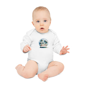 Baby Organic Bodysuit - Fox Snowglobe
