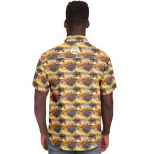 Load image into Gallery viewer, Fire Sky- Men&#39;s Short Sleeve Button Down Shirt