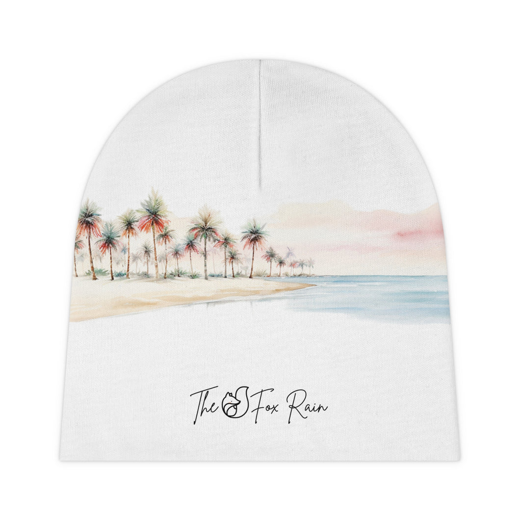 Baby Beanie - Tropical Palms