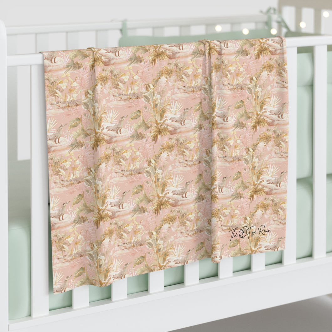 Baby Swaddle Blanket - Winter Sunbathing