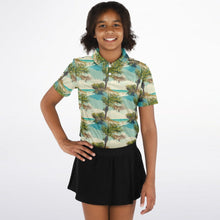 Load image into Gallery viewer, Sabal Beach Approach- Youth Polo Shirt