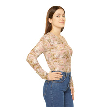 Load image into Gallery viewer, Women&#39;s Long Sleeve V-neck Shirt - Winter Sunbathing