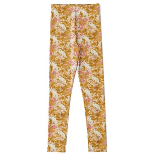 Kids Leggings - Rosette Cranes
