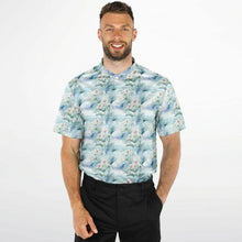 Load image into Gallery viewer, Floral Tropics- Blade Collar Polo Shirt