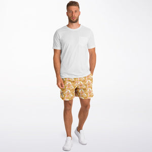 Athletic Shorts - Rosette Cranes