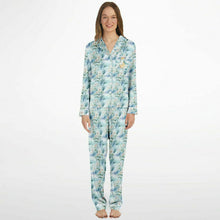 Load image into Gallery viewer, Floral Tropic- Women&#39;s Satin Pajamas
