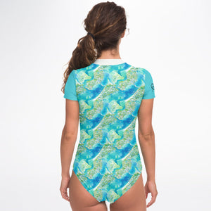 Womens Swim Bodysuit - Azul Adventure