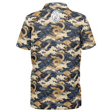 Load image into Gallery viewer, Kids Polo Shirt - Gold Dragon