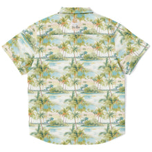 Load image into Gallery viewer, Palm Tree Breeze- Kids Short Sleeve Button Down Shirt