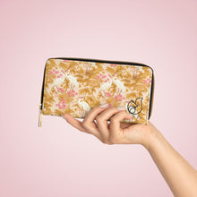 Load image into Gallery viewer, Zipper Wallet - Rosette Cranes