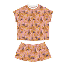 Load image into Gallery viewer, Women&#39;s Short Pajama Set - Tropical Fronds