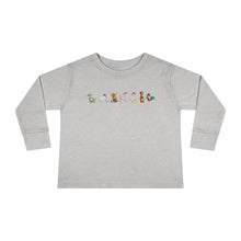 Load image into Gallery viewer, Christmas Fox Rain- Toddler Long Sleeve Tee