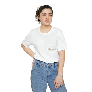 Holiday Palms- Unisex Pocket T-shirt