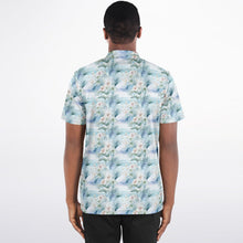 Load image into Gallery viewer, Floral Tropics- Blade Collar Polo Shirt