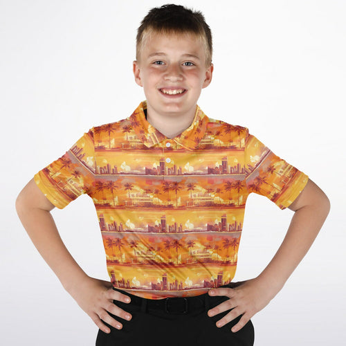 Kids Polo Shirt -Miami Sol