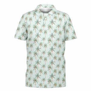 Festive Palms- Unisex Kids Polo Shirt