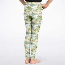 Load image into Gallery viewer, Palm Tree Breeze- Youth Leggings