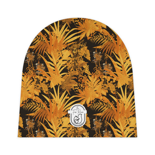 Baby Beanie - Golden Fronds