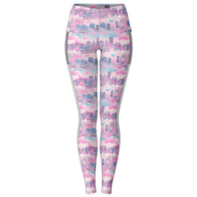 Load image into Gallery viewer, 80s City Pop Mesh with Pocket Legging