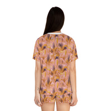 Load image into Gallery viewer, Women&#39;s Short Pajama Set - Tropical Fronds