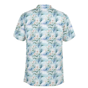 Floral Tropics- Blade Collar Polo Shirt