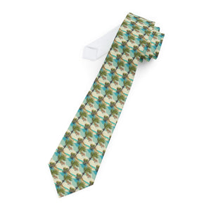 Sabal Beach Approach Printed Necktie