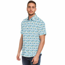 Load image into Gallery viewer, Tropic Sojourn- Mens Short Sleeve Button Down Shirt