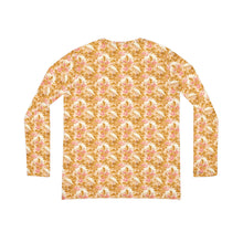 Load image into Gallery viewer, Women&#39;s Long Sleeve V-neck Shirt - Rosette Cranes