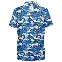 Load image into Gallery viewer, Kids Polo Shirt - Blue Dragon