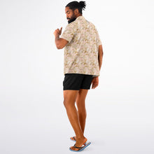 Load image into Gallery viewer, Spread Collar Button Down Shirt - Winter Sunbathing