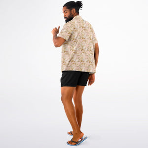 Spread Collar Button Down Shirt - Winter Sunbathing