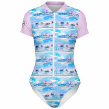 Load image into Gallery viewer, Womens Swim Bodysuit - Chill Wave