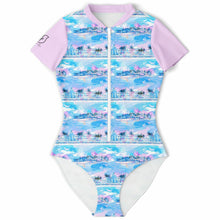 Load image into Gallery viewer, Womens Swim Bodysuit - Chill Wave