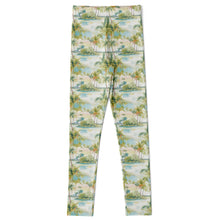 Load image into Gallery viewer, Palm Tree Breeze- Youth Leggings
