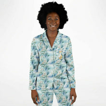 Load image into Gallery viewer, Floral Tropic- Women&#39;s Satin Pajamas