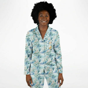 Floral Tropic- Women's Satin Pajamas