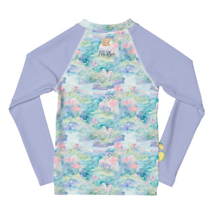 Water Lily Dragon- UPF 50+ Kids Rash Guard